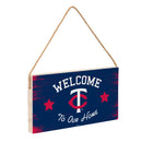 Minnesota Twins Wood Wall Sign, 6x11