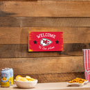 Kansas City Chiefs Wood Wall Sign