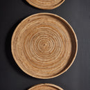 NAPA Home & Garden, CANE RATTAN ROUND TRAY, SET OF 3,DB200