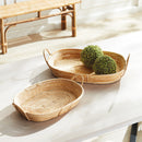 NAPA Home & Garden, CANE RATTAN TRAYS WITH HANDLES, SET OF 2,DB210