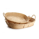 NAPA Home & Garden, CANE RATTAN TRAYS WITH HANDLES, SET OF 2
