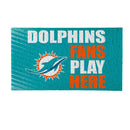Miami Dolphins Fan PVC Mat, 28"x16"