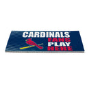 St Louis Cardinals Fan PVC Mat, 28"x16"