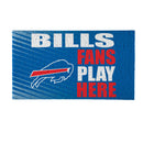 Buffalo Bills Fan PVC Mat, 28"x16"