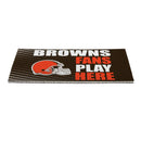 Cleveland Browns Fan PVC Mat, 28"x16"