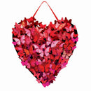 Valentine's Day Butterfly Heart & Patriotic Heart Reversible Door Decor