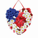 Valentine's Day Butterfly Heart & Patriotic Heart Reversible Door Decor