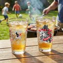 Houston Texans 16oz Glass pint, Set of 2