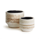Napa Home Garden, FERRIS FOOTED POTS ,SET OF 2