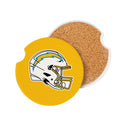 Los Angeles Chargers Car Coaster Set, 2pc