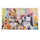 Bunny Blooms Flower Time Embossed Mat