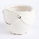 Napa Home Garden, MINI TUSCANY ROPE BOWL WHITE