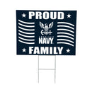US Navy Proud Family Yard Sign