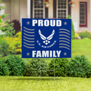 US Air Force Proud Family Yard Sign