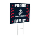 US Marine Proud Family Corps Yard Sign