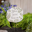 Memorial Garden & Memorial Stone, Your Spirit Lives On Cement Fern Garden Stone