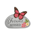 Memorial Garden Stone, Butterfly and Dragonfly Tiding Stone, Asst of 3