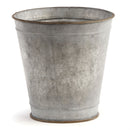 Napa Home Garden, PARIS 6.75" FLOWER POT ANTQ GALV