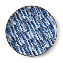 NAPA Indigo 10.5-inch round blue and white porcelain charger plate