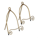 Hardware, Metal, Bronze Fancy Easel, Set of 2