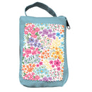 Bunny Blooms Tote Foldable Compact, Floral Ditsy, 15.5"L x 4.5"W x 16.5"H