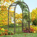 Montebello Iron Garden Arbor with Gate
