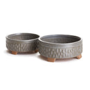NAPA Home & Garden, PORTER LOW BOWLS, SET OF 2