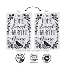 Home Sweet Haunted Home Moire Flag Garden