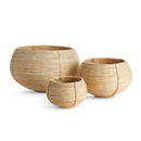 NAPA Home & Garden, CANE RATTAN PLANT BASKETS, SET OF 3