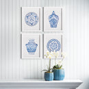 NAPA Home & Garden, DYNASTY PETITE PRINTS, SET OF 4,N2NH10