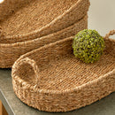 NAPA Home & Garden, SEAGRASS OVAL TRAYS, SET OF 3,N2SG05