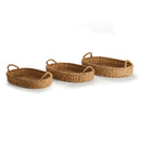 NAPA Home & Garden, SEAGRASS OVAL TRAYS, SET OF 3,N2SG05
