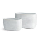 NAPA Home & Garden, EDINA OVAL CACHEPOTS, SET OF 2