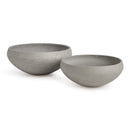 NAPA Home & Garden, CONCRETELITE TERRANEA LOW BOWLS, SET OF 2