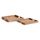 NAPA Home & Garden, SEAGRASS RECTANGULAR TRAYS, SET OF 2