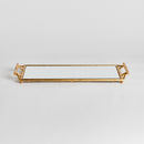 NAPA Home & Garden, DAPHNE NARROW MIRRORED TRAY WITH HANDLES,N3TY02GD