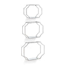 NAPA Home & Garden, HUDSON MIRRORED WALL SHELVES, SET OF 3