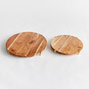 NAPA Home & Garden, CHERIE ROUND SERVING BOARDS, SET OF 2,N4ES03