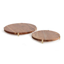 NAPA Home & Garden, CHERIE ROUND SERVING BOARDS, SET OF 2