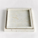 NAPA Home & Garden, AMANI SQUARE MARBLE TRAYS, SET OF 2