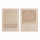 NAPA Home & Garden, COMPOSITION IN TAUPE GICLEES, SET OF 2