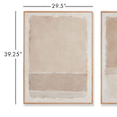 NAPA Home & Garden, COMPOSITION IN TAUPE GICLEES, SET OF 2,N4NH17