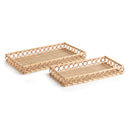 NAPA Home & Garden, NINETTE RECTANGULAR TRAYS, SET OF 2
