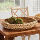 NAPA Home & Garden, ABACA FRENCH BRAIDED TRAYS, SET OF 2