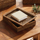 NAPA Home & Garden, BURMA RATTAN LIDDED LETTER BOX,N4TN01BR