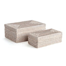 NAPA Home & Garden, Burma Rattan Rectangular Lidded Boxes Collection