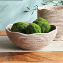 NAPA Home & Garden, BURMA RATTAN SCALLOPED EDGE BOWL,N4TN04WH