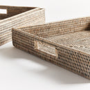 NAPA Home & Garden, BURMA RATTAN OTTOMAN TRAYS, SET OF 3,N4TN216GY