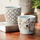 PROVINCE MINI FLOWER POTS, SET OF 6