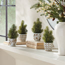 MINI PINE TREE POTTED DROP-IN 9"